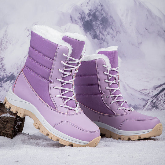 Damen Winterstiefel mit wärmendem Innenfutter und rutschfester Sohle R&B