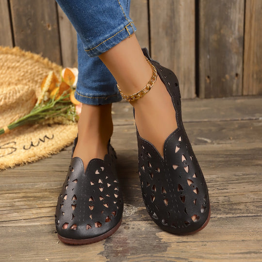 R&B | Damenschuhe Low-Top flache Bootsschuhe