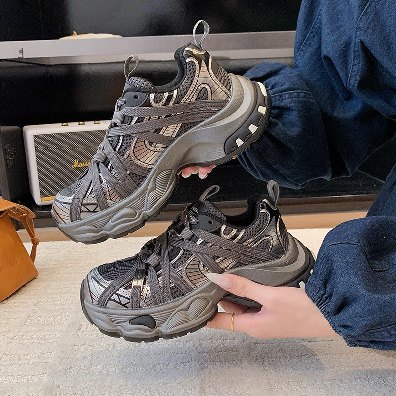 Damen Sportliche Sneaker mit atmungsaktivem Obermaterial und dämpfender Sohle R&B