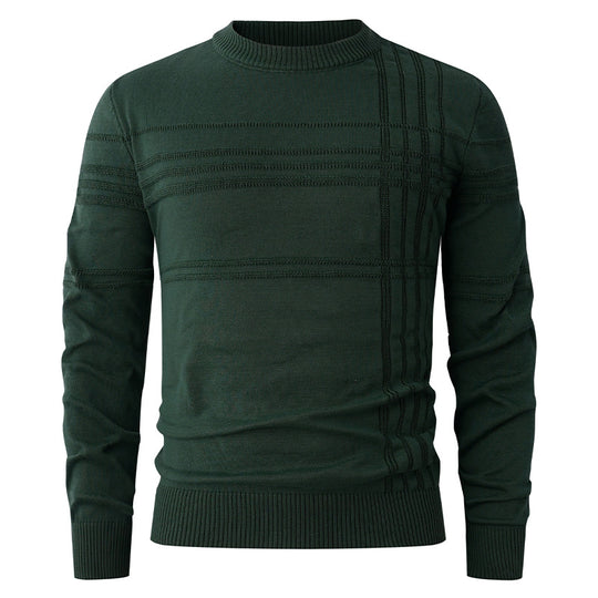 Herren feiner Strickpullover mit strukturiertem Design R&B