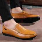 Herren Elegante und komfortable Mokassins aus weichem Leder R&B