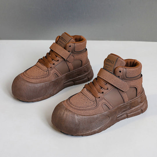 Damen Sportliche High-Top Sneakers mit praktischem Klettverschluss und strapazierfähigem Obermaterial R&B