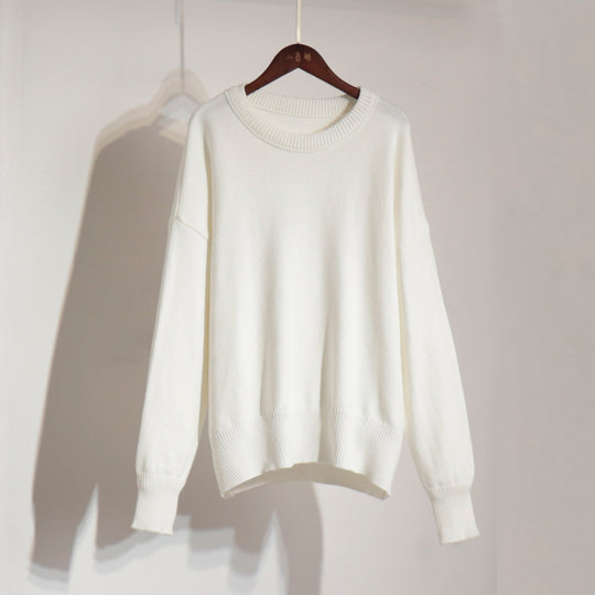 Damen Bequemer Oversized Pullover aus hochwertigem Strick R&B