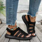 Damen Sportliche Komfort-Sandalen mit verstellbarem Riemen R&B