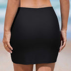 Damen Strandrock mit seitlichem Knoten-Detail R&B