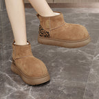 Damen warme und kuschelige Winterstiefeletten R&B