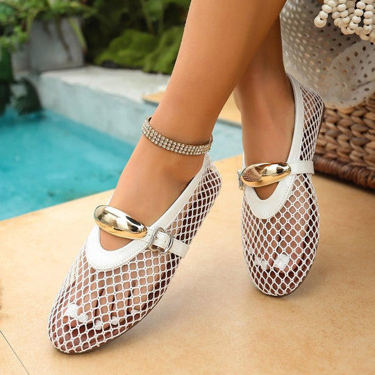 Damen Bequeme und elegante Netzschuhe R&B