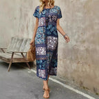 Damen Maxikleid mit Paisleymuster R&B