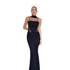 Damen Elegantes Abendkleid mit raffinierten Cut-Out-Details und figurformendem Design R&B