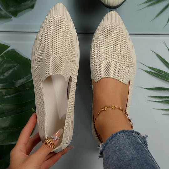 Damen Atmungsaktive Slip-On Ballerinas R&B