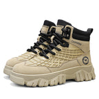 Damen Hohe und robuste Sneakers mit strapazierfähigem Obermaterial und rutschfester Sohle R&B