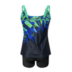 Damen Modisches Tankini-Set mit Shorts R&B