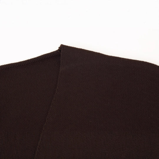 Damen Strick-Overlay-Oberteil mit V-Ausschnitt und eleganter Knopfdetailierung R&B