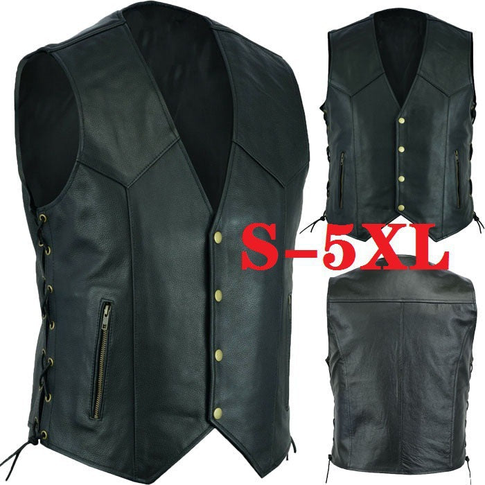 Herren elegante weste mit seitlichen Taschen und praktischen Verschluss