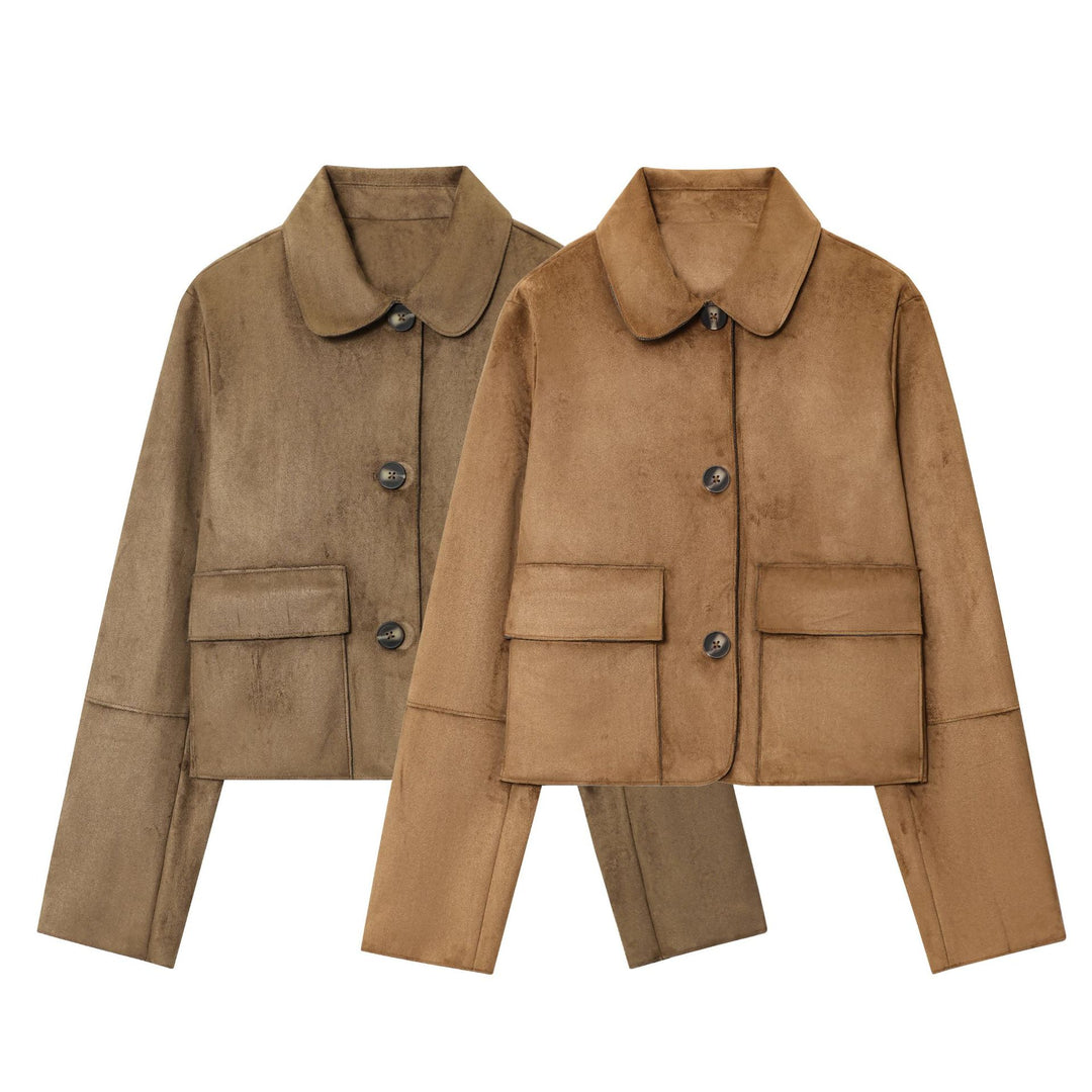 Damen Kurzjacke mit praktischen Taschen R&B