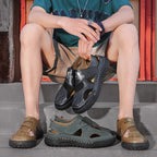 Herren Sandalen mit atmungsaktiver Oberseite und rutschfester Sohle R&B