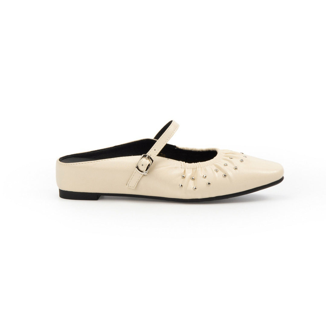 Damen Designer Ballerinas mit dekorativen Perlen R&B