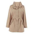 Damen urbane Übergangsjacke mit taillierbarem Kordelzug R&B