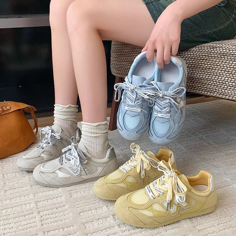 Damen Sportliche Sneaker mit atmungsaktivem Netz-Obermaterial und modischem Design R&B