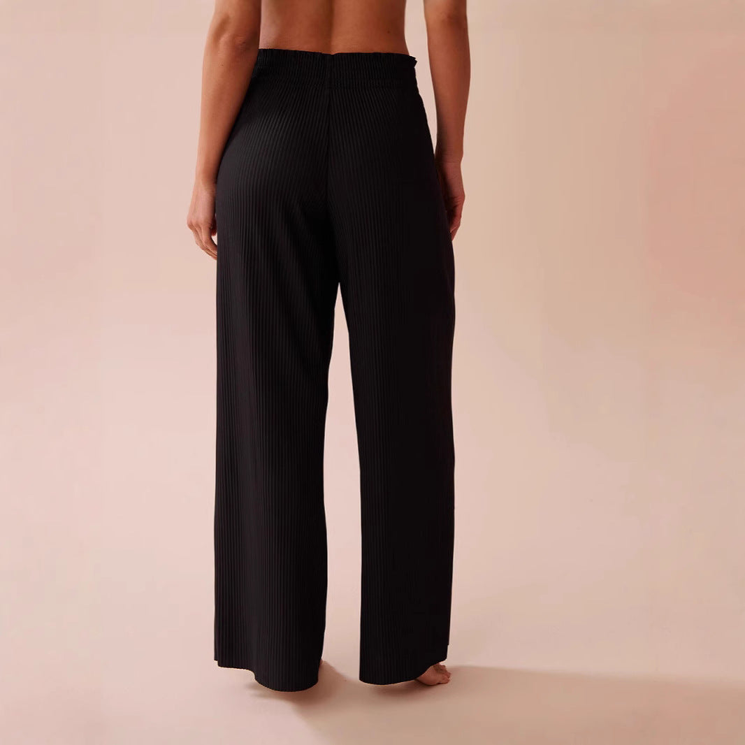 Damen elegante Plissierte Freizeithose R&B