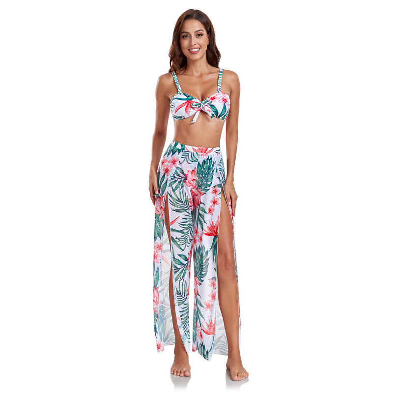 Damen Bikini-Set mit luftiger Strandhose R&B