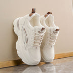 Damen atmungsaktive Komfort-Sneaker mit dämpfender Sohle R&B