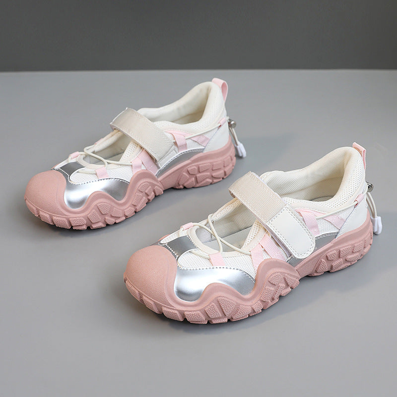 Damen Sportliche Freizeitschuhe mit verstellbarem Riemen R&B