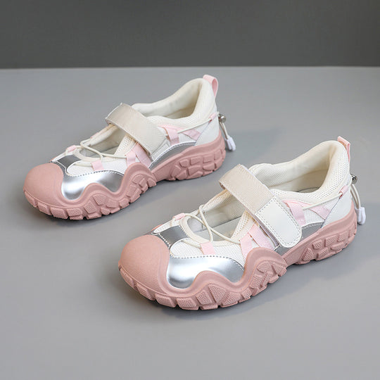 Damen Sportliche Freizeitschuhe mit verstellbarem Riemen R&B