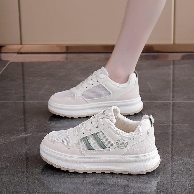 Damen Sportliche Sneakers mit atmungsaktiver Mesh-Oberfläche und stabilisierender Sohle R&B