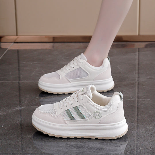 Damen Sportliche Sneakers mit atmungsaktiver Mesh-Oberfläche und stabilisierender Sohle R&B