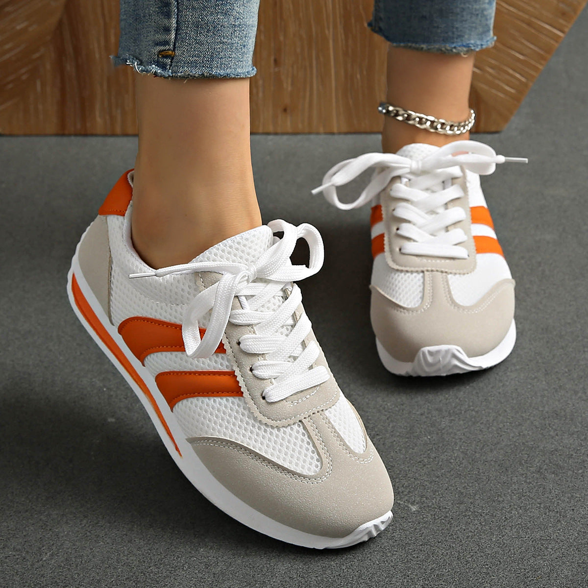 Damen Atmungsaktive Freizeitsneaker mit innovativer Sohle R&B