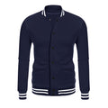 Herren Sportjacke mit kontrastierenden Bündchen und modernen Druckknöpfen R&B