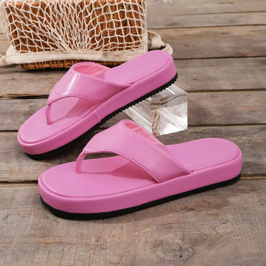 Damen Komfortable Zehensandalen mit ergonomischem Fußbett und rutschfester Sohle R&B