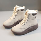 Damen gefütterte Hochschaft Sneaker mit rutschfester Sohle R&B