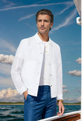 Herren leichte Sommerjacke mit innovativen Details R&B