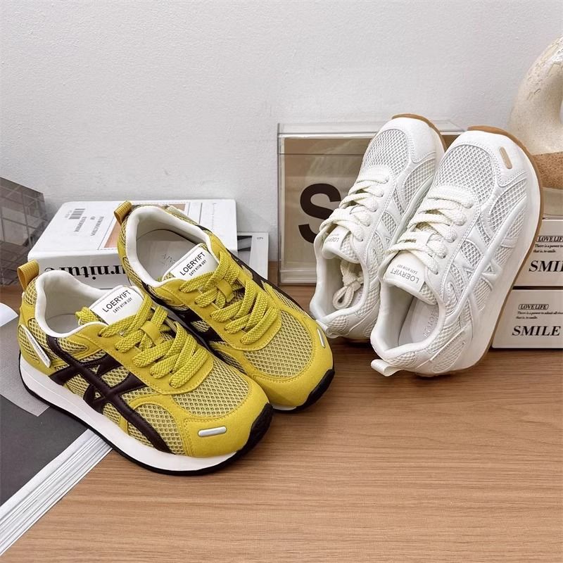 Damen Sportliche Sneakers mit atmungsaktiver Netzstruktur und strapazierfähigem Obermaterial R&B
