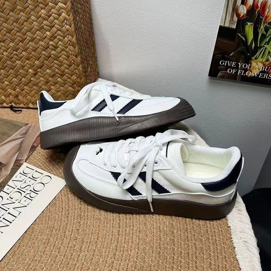 Damen Komfortable Sneaker mit atmungsaktiver Oberflächenstruktur und dämpfender Sohle R&B
