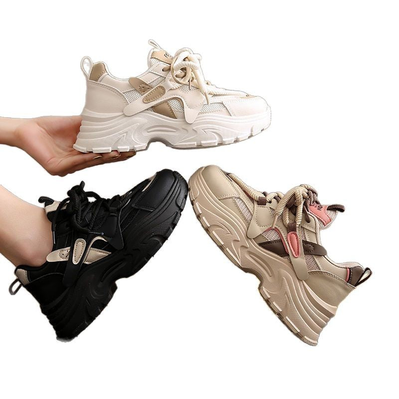 Damen Sportliche Chunky Sneakers mit atmungsaktiver Mesh-Oberfläche und dämpfendem Komfort R&B