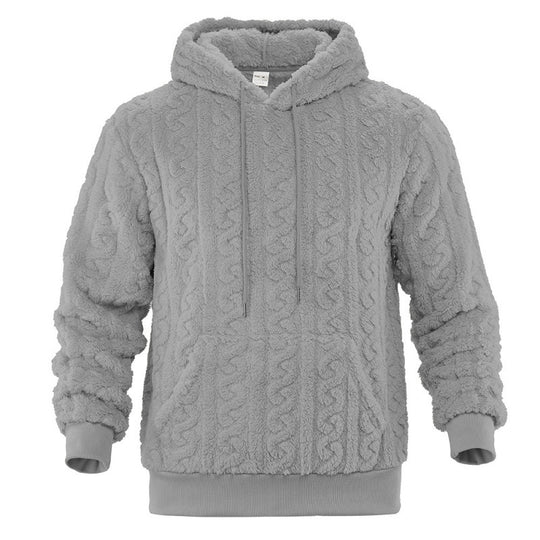 Damen Kuscheliger Fleece-Hoodie mit Strukturmuster R&B