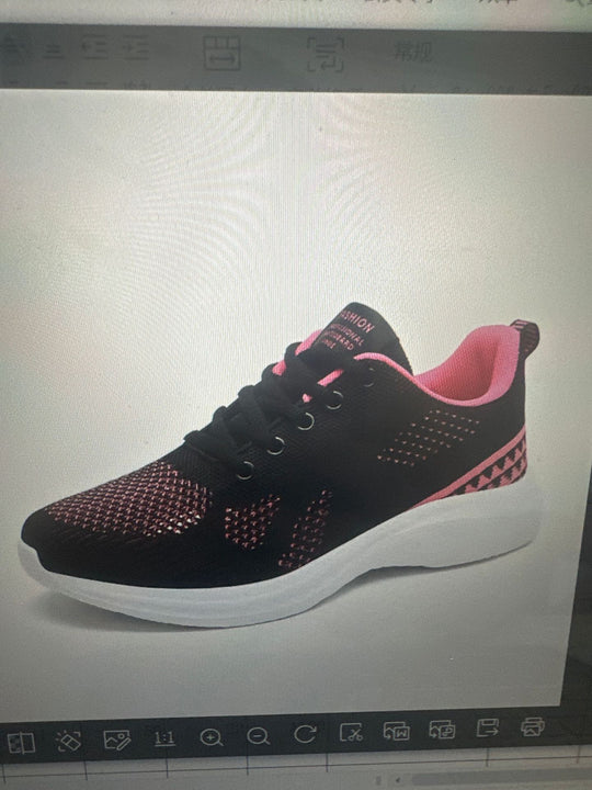 Damen Modische und atmungsaktive Sneaker mit flexiblem Mesh-Obermaterial R&B
