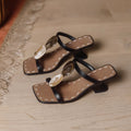 Damen modische Slingback-Sandalen mit eleganten Schmuckdetails