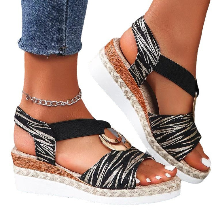 Damen Plateau Sandalen R&B