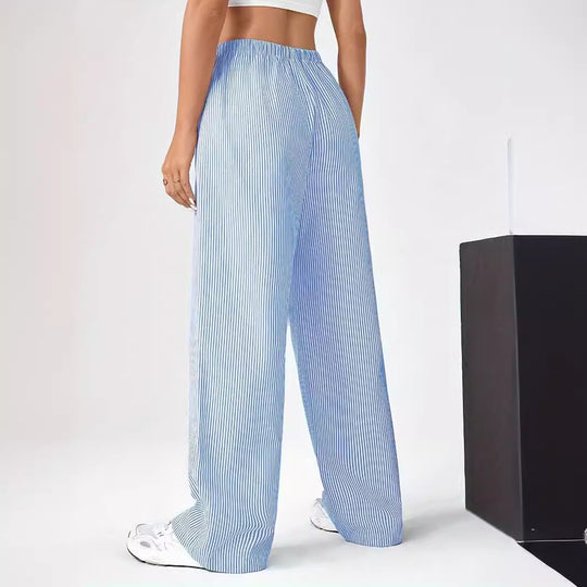 Damen weite Sommerhose mit seitlichen Taschen R&B
