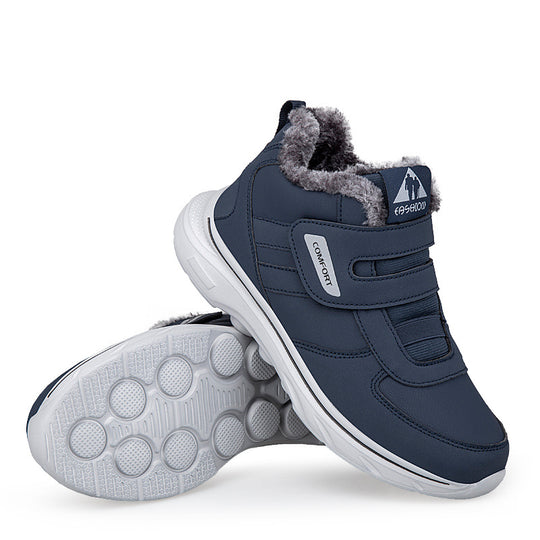 Damen Isolierte Winterstiefel mit rutschfestem Klettverschluss und weichem Innenfutter R&B