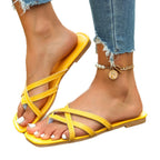 Damen Sandalen mit gekreuzten Riemen R&B