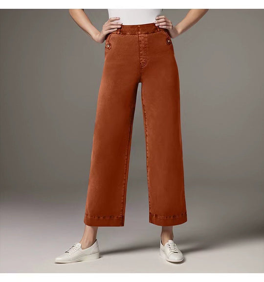 Damen weite Baumwollhose R&B