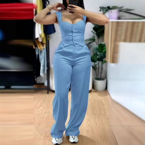 Damen Jumpsuit mit tailliertem Schnitt R&B