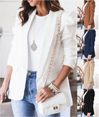 Damen Blazer mit puffärmeligem Design und elegantem Schnitt R&B