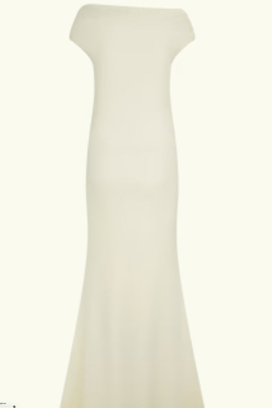 Damen Elegantes Off-Shoulder-Maxi-Kleid im luxuriösen Schnitt R&B