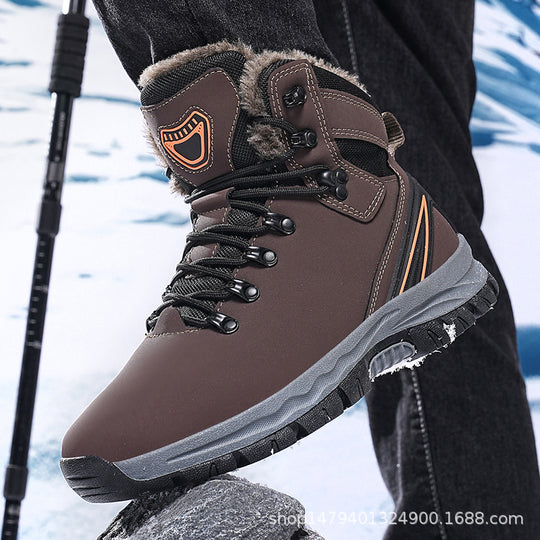 Herren Winterwanderschuhe mit isolierendem Futter und rutschfester Sohle R&B